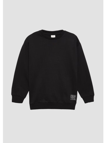 s.Oliver Sweatshirt langarm in Schwarz