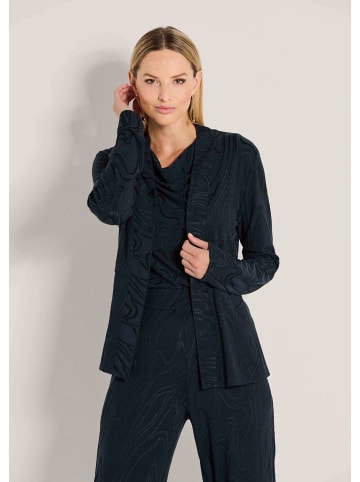 MADELEINE Elegante Jersey-Jacke mit Schalkragen in marine / schwarz