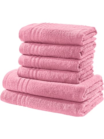 REDBEST Frottier Frottier-Set uni 6-tlg. New York in rosa