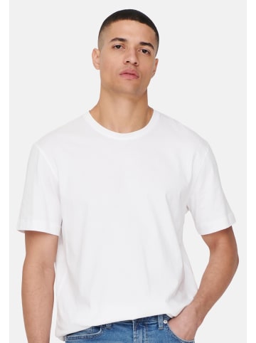 ONLY & SONS T-Shirt MAX in Weiß