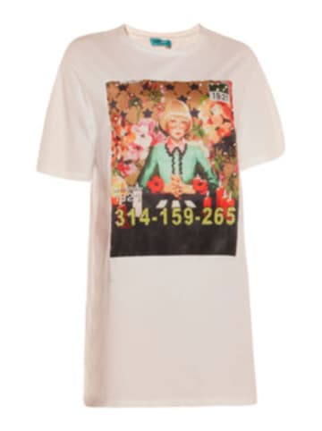 TOOCHE T-Shirt "Pony" in Weiß