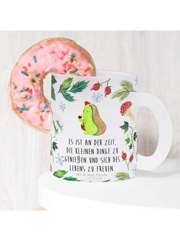 Mr. & Mrs. Panda Trinkglas null null mit Spruch in Transparent