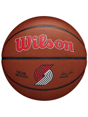 Wilson Wilson Team Alliance Portland Trail Blazers Ball in Braun