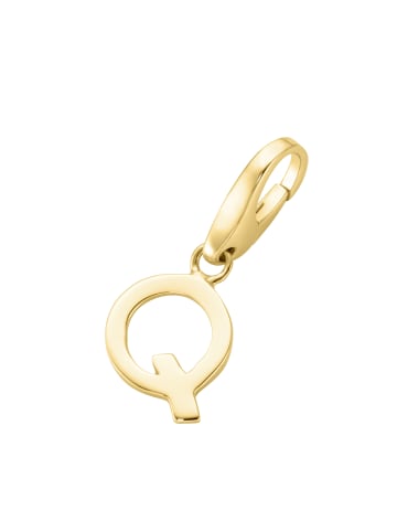 Giorgio Martello Milano Charm Buchstabe Q in Gold