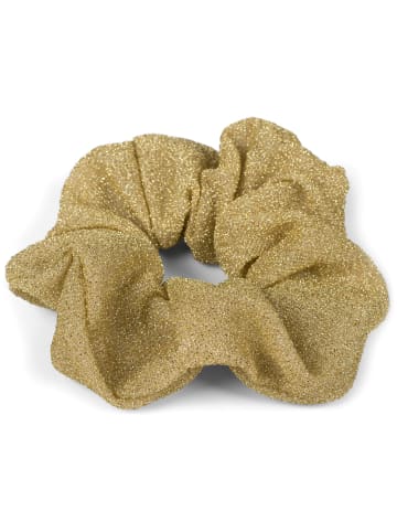 styleBREAKER Scrunchie Haargummi in Gold