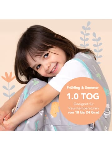 Schlummersack Babyschlafsack, 1.0 TOG in Türkis