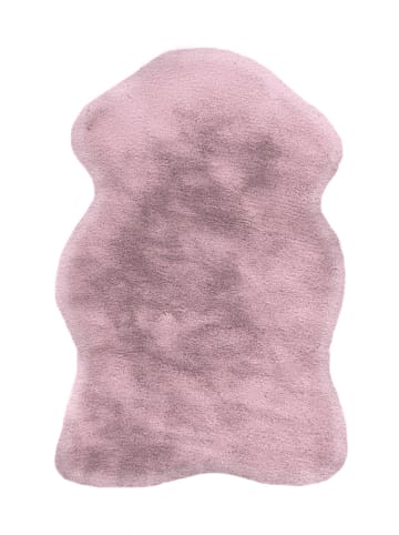 Kayoom Hochflor Teppich Rabbit in rosa - rechteckig