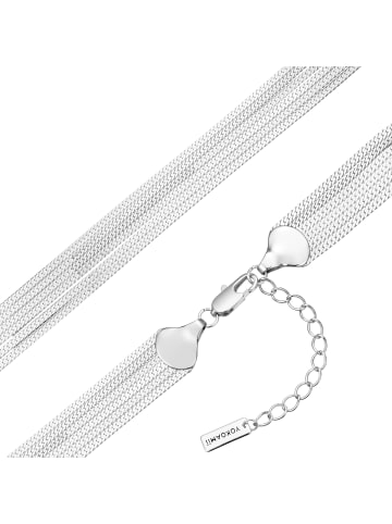 Yokoamii Kette aus Messing in silber