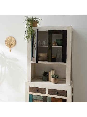 home24 Buffetaufsatz Goa White in Multicolor