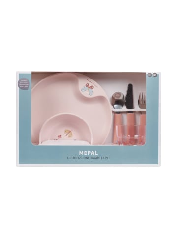 Mepal 6er Set Kindergeschirr Mio in Flowers & Butterflies