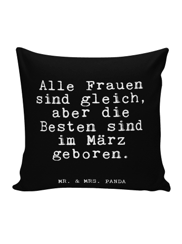 Mr. & Mrs. Panda kuschelkissen 40x40 Alle Frauen sind gleich,...... in Schwarz