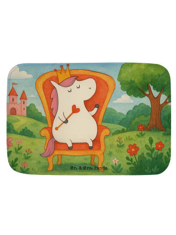 Mr. & Mrs. Panda Badezimmerteppich Einhorn Prinzessin Design ohn... in Weiß