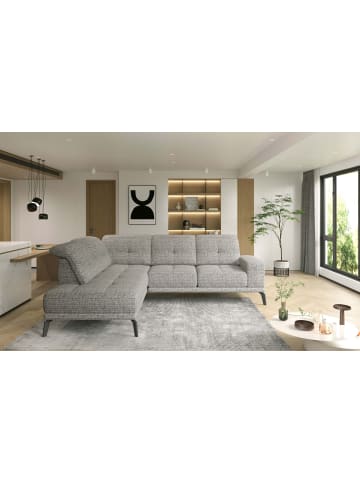 MF Design Neviro Recamiere Links in Grau -  (L) 200 x (B) 275 x (H) 98 cm