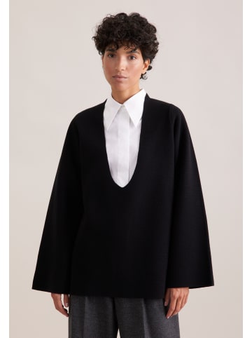 Seidensticker Pullover Relaxed in Schwarz