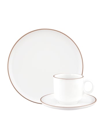 Seltmann Weiden 18-tlg. Kaffeeservice Sento Home Pure Lines in Cocoa Brown