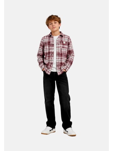 JACK & JONES Junior Hemd 'Frederiksberg' in braun