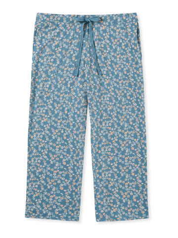 Schiesser Pyjamahose Mix & Relax 3/4 in blaugrau