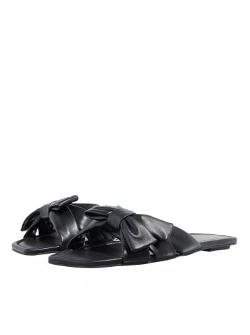 Stuart Weitzman Sofia Slide Black in black