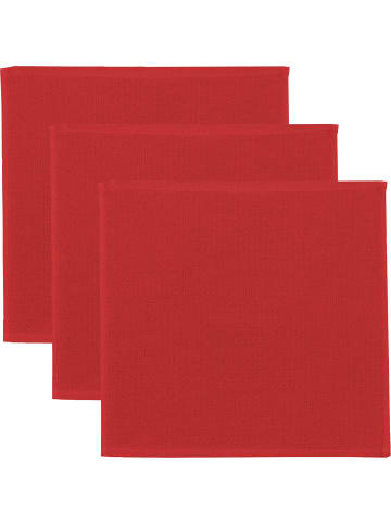 Erwin Müller Baumwolle Spültuch 3er-Pack in rot