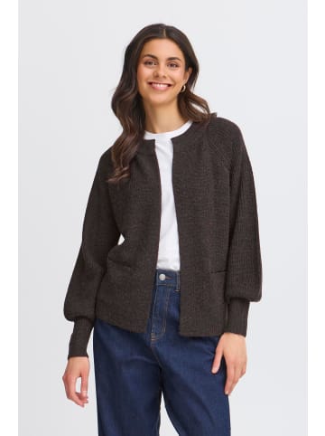Fransa Strickjacke FRERETTA Regular fit in Charcoal Melange