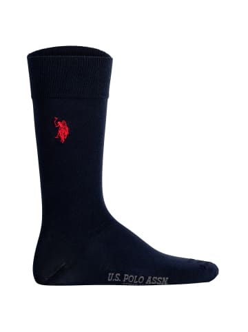 U.S. Polo Assn. Socken 6er Pack in Marine/Royalblau/Rot
