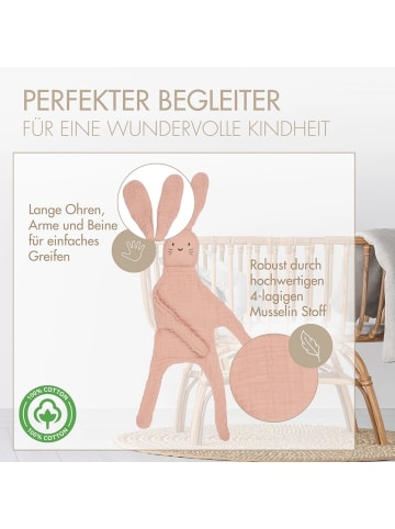 Räuberella Musselin Geschenk-Set zartes Rosenholz in Rosa