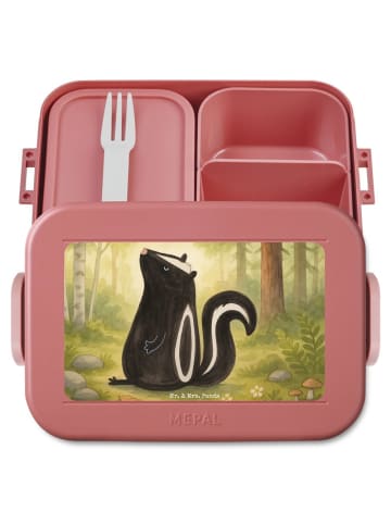 Mr. & Mrs. Panda MEPAL Bentobox Stinktier Sitzen Design ohne Spruch in Rot Pastell