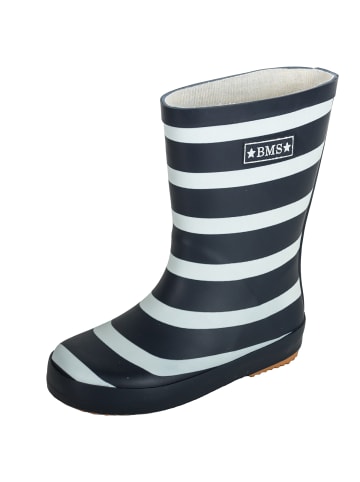 BMS Sailing Wear Gummistiefel "Naturkautschuck" in Blockstreifen