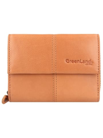 Greenland Nature Nature Soft Geldbörse RFID Leder 13 cm in mandarin