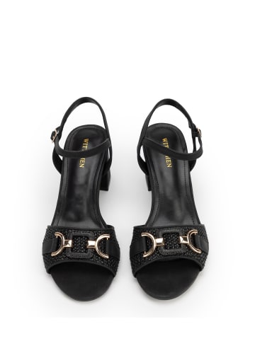 Wittchen Geflochtene Sandalen Mit Dekorativer Schnalle in Black