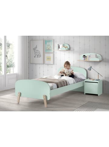 58 aufm Kessel NACHTKOMMODE Karilynn 40x36x41 Nachtkonsole MDF mintgrün