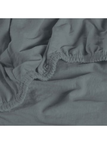 REDBEST Single-Jersey Spannbettlaken für Wohnwagen, Wohnmobil und Boot Pittsburgh in grau