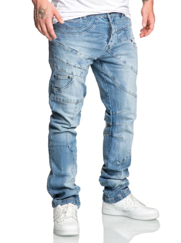 Amaci&Sons Regular Slim Jeans KAUAI in Hellblau