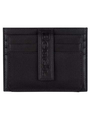 Bench Carbon Kreditkartenetui Leder 11 cm in schwarz