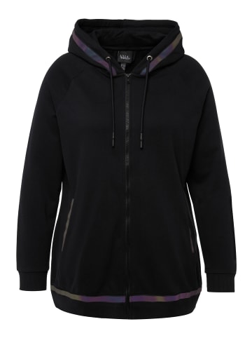 Ulla Popken Sweatjacke in schwarz