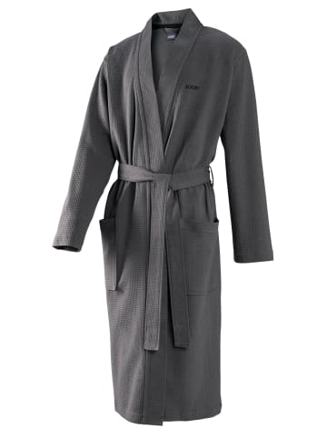 JOOP! JOOP! BADEMANTEL UNI PIQUÉ Herren-Kimono 54/56, Anthrazit