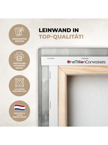 MuchoWow Leinwand Bilder Abstrakte Kunst Explosion