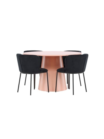 ebuy24 Essgruppe Lanzo Peach 120 x 120 cm