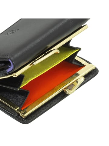 DuDu Corsica Geldbörse RFID Schutz Leder 11 cm black pop