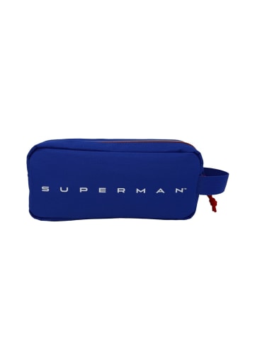 DC Comics Superman Mäppchen Doppel Etui Federmäppchen für Schule und Alltag