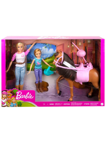 Barbie Reitspaß Spiel-Set | Mattel GXD65 | Puppen Barbie & Stacie mit Pferd