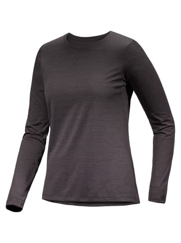 ARCTERYX Taema Crew LS W in Schwarz
