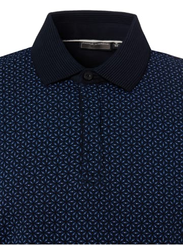 Finshley & Harding Poloshirt in marine indigo - 0001