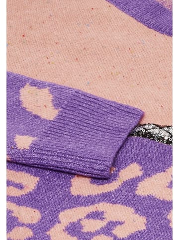 IMANE Strickpullover in Lavendel Rosa