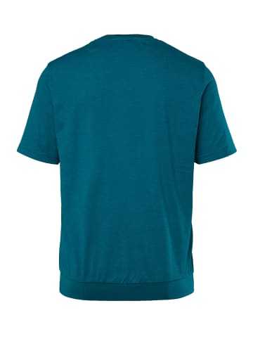 Men Plus Kurzarm T-Shirt in rauchblau