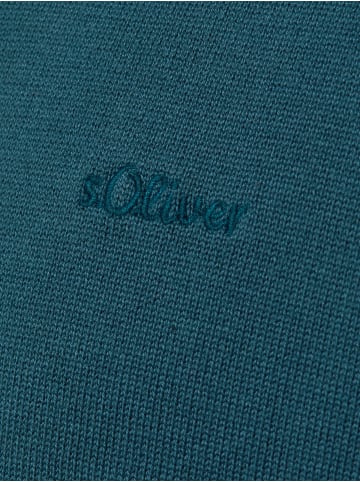 s.Oliver Pullover in petrol - 0002