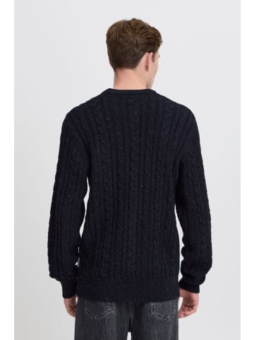 CASUAL FRIDAY Strickpullover CFKARL cable crew neck knit with neps in Blau