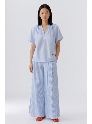 Oui Tunika in lt blue white