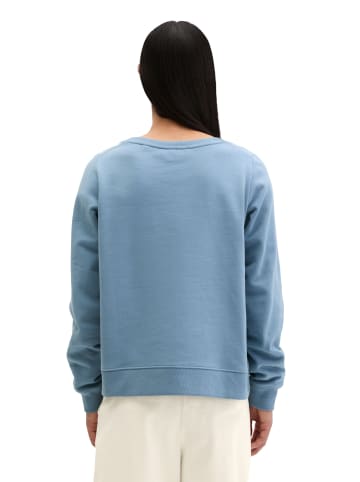 Marc O'Polo DfC Sweatshirt relaxed garment-dyed in Fall Sky