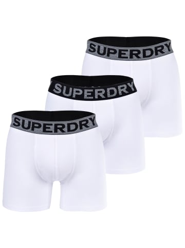 Superdry Boxershort 3er Pack in Weiß